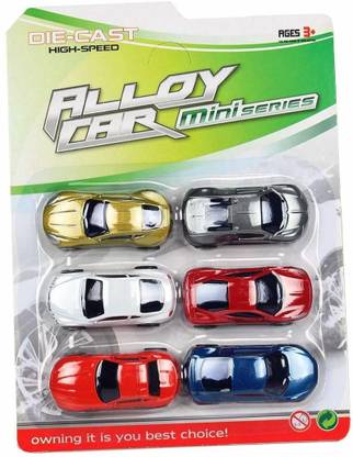 The Simplifiers Diecast Metal Mini Car Set of 6