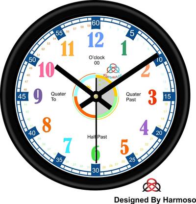 Harmoso Analog 25 cm X 25 cm Wall Clock