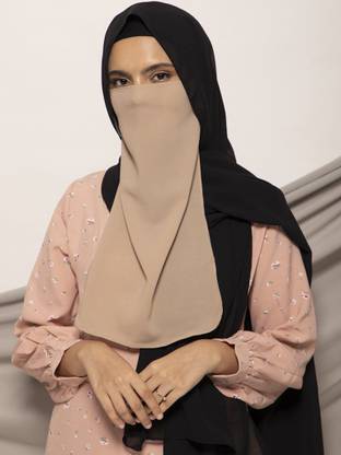 indian conifer Georgette Self Design Burqa