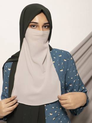 indian conifer Georgette Self Design Burqa