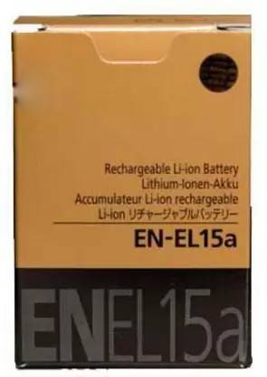 robusty EN-EL15A Battery Rechargeable, Compatible with Nikon D7500, D7200, D7100, D7000, D850, D750, D500, D810a, D810, D800e, D800, D610, D600  Camera Battery Charger