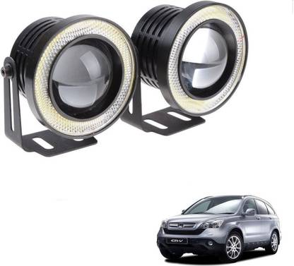 AuTO ADDiCT Car Fog Angel Lights 3.5" High Power Led Projector Fog Light Cob with White Angel Eye Ring 15W,Set of 2 For Honda CR-V Car Fancy Lights
