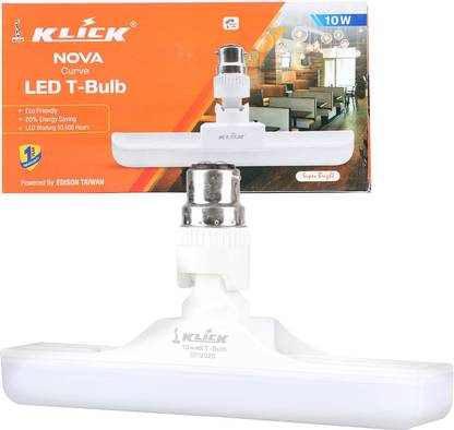 KLICK 10 Watt Flat T LED LED Light Linear LED Lamp for Home & Offices (Creamy White) Recessed Ceiling Lamp