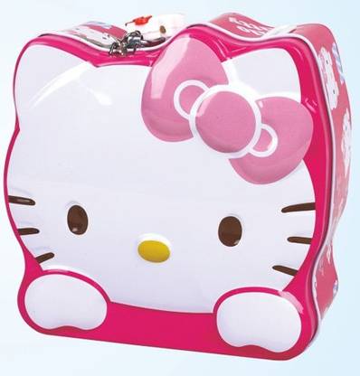 Galactic Kt money box Printed Metal Coin Bank Piggy Bank for Kids with Lock and Key Coin Bank, Piggy Savings Bank, (2 color available 1 color send ) Coin Bank