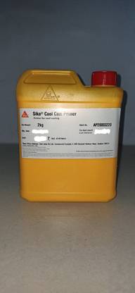 Sika CoolCoat Primer (2 kg) Single Component, Acrylic Based, Flexible, Micro Fibre Reinforced Waterproofing And Heat Reflective Coating System Crack Filler