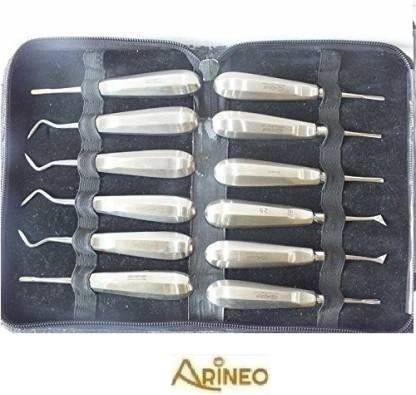 ARINEO FINE quality Dental Elevator (Set of 12) Dental Elevator Dental Elevator