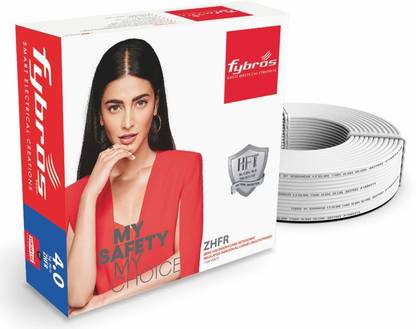 Fybros ZHFR 4 sq/mm White 90 m Wire