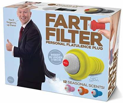 Prank Pack Fart Filter Prank Gift Box, Wrap Your Real Present in a Funny Authentic