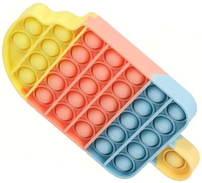 Dilurban Best ICE Cream- Popit Toy Fidgets Toys Pop pit Fidget Toy Kids Fun Toys Fun Squeeze Silicone Among Us Pop it Brain Exercise Stress Relief Toys Sensory Toys Relaxing Game- Popit Toy Fidgets Toys Pop pit Fidget Toy Kids Fun Toys Fun Squeeze Silicone Among Us Pop it Brain Exercise Stress Relief Toys Sensory Toys Relaxing Game