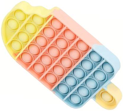 Dilurban Cute ICE Cream- Popit Toy Fidgets Toys Pop pit Fidget Toy Kids Fun Toys Fun Squeeze Silicone Among Us Pop it Brain Exercise Stress Relief Toys Sensory Toys Relaxing Game- Popit Toy Fidgets Toys Pop pit Fidget Toy Kids Fun Toys Fun Squeeze Silicone Among Us Pop it Brain Exercise Stress Relief Toys Sensory Toys Relaxing Game