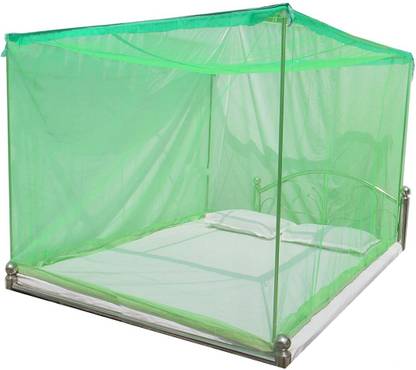 DN FASHION HDPE - High Density Poly Ethylene Adults Washable Finest Mesh with 100% Air Flow 8 Ft x 8 Ft Mosquito Net