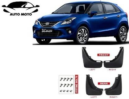 AUTO MOTO Rear Mud Guard, Front Mud Guard For Toyota Glanza G 2015, 2017, 2018, 2019