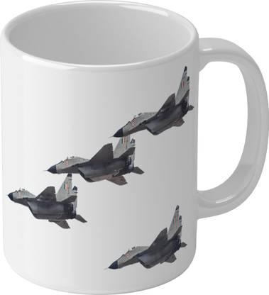 Shieldsmore Indian Air force Printed mug 325 ml design 1 Ceramic Coffee Mug