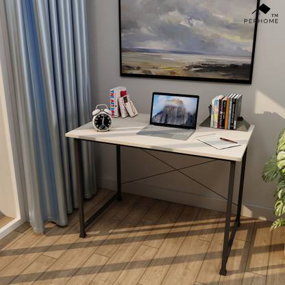 PEPHOME PH-2C Multipurpose Study Table, Office Table, Laptop Table, Computer Table, Workstation Table, Computer Desk, Study Desk, Office Desk, Writing Table, Work from Home Table, 90x60x75CM Engineered Wood Study Table