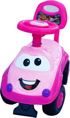 EVOSHINE Kids Baby Magic Ride on Push Car Ride with Backrest Musical Horn for Children Kids Toy Ride-on, Kids Toys, Toddler Baby Toy Baby Car Suitable for Kids Boys & Girls Age 1-3 Years Old