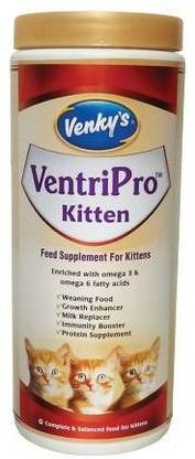 Venky's VentriPro Feed Supplement Mother Milk Replacement for Young Kittens 200GM Pet Health Supplements