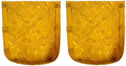 advancedestore Handmade Soop | Sup | Chhat | Moram | Mara | Bamboo Color Chata for Kitchen and Puja Bamboo