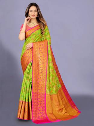 Banarasi Cotton Silk Saree