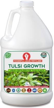 Erwon Tulsi Growth, Premium Essential Powerful Liquid Fertilizer for the Best Growth of Holy Tulsi Plants with Growth Nutrients and Charged Micro-organism Fertilizer