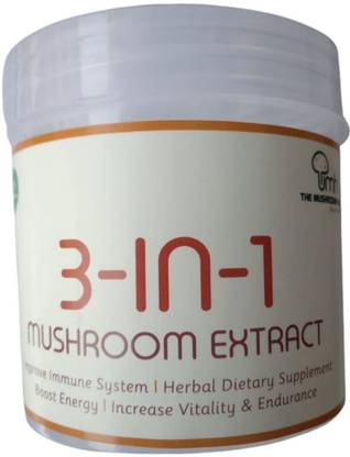 The Mushroom Hub Mushroom Extract- 3 in 1 200 Gms