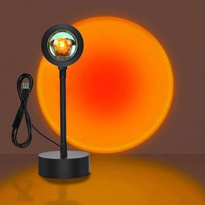sunset Lamp for night in multi-colour 4 sheet for colour change Table Lamp