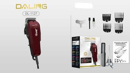 DALING DL-1127 Men's Electric Corded Ha Trimmer 240 min  Runtime 5 Length Settings