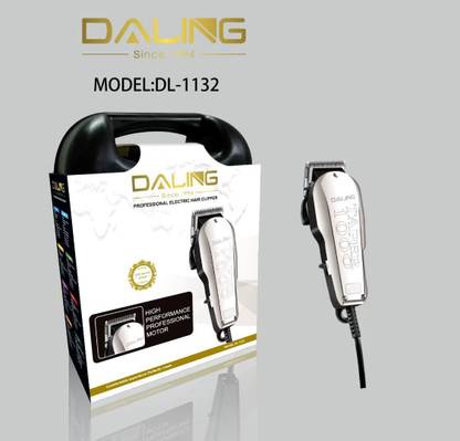 DALING DL-1132 Electric Corded Hair Clipper Hair Cutting Haircut Use For Home,Saloon Beard Trimmer Men Corded Clipper Beard Trimmer Trimmer 0 min  Runtime 5 Length Settings