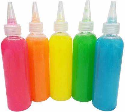 Juliana Diy Slime Special Glue Great Stuff for Kids Glue Set For Making Red Blue Pink Green Yellow Purple Slime( Free With slime Activator)100 each