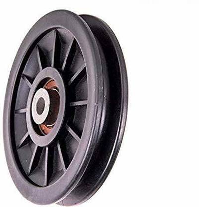 YMD Exercise Machine Attachments Gym Pulley 4-inch (Black) Pack of of 1 Multi-training Bar