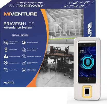 MANTRA Pravesh Lite X3(Card + Face + Fingerprint) Time & Attendance