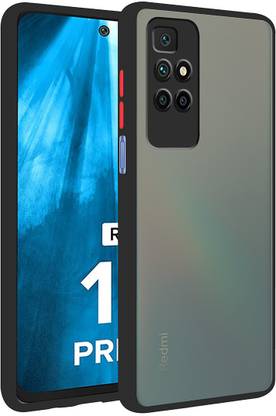 Casotec Back Cover for Mi Redmi 10 Prime Matte Finish Smoke Cover