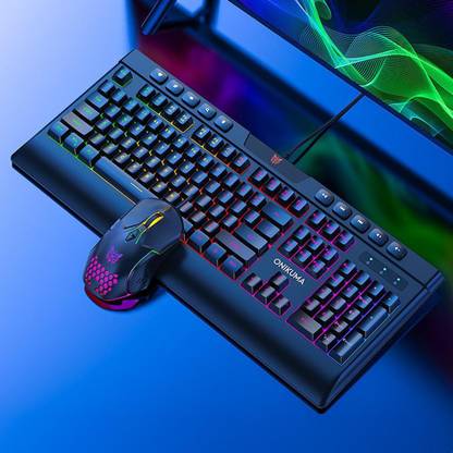 Onikuma G21 Plus CW902 Keyboard and Mouse Combo Set Designed for Gaming