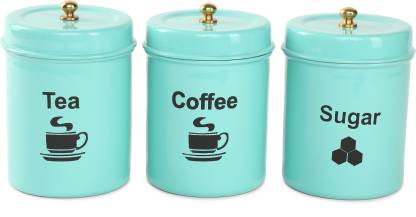 Anantam homes Steel Tea Coffee & Sugar Container  - 850 ml