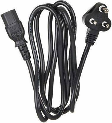 D25 Power Cord 1.5 m 1.5 Meter Computer Power Cable Cord for Desktops PC and Printers/Monitor SMPS Power Cable IEC Mains Power Cable