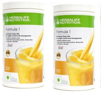 Herbalife Nutrition FORMULA 1 NUTRITIONAL SHAKE MANGO FLAVOUR PACK OF 2 Nutrition Drink