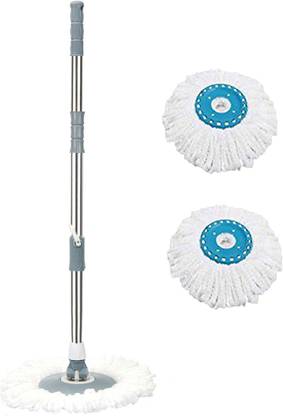 V-MOP Premium Classic Mop Stick Rod With 2 Refills ( 6 Months Warranty on Rod Set ) String Mop