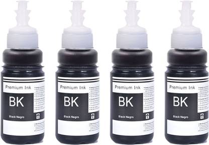 R C Print Ink For Epson T664 L100,L110,L130,L200,L210,L220,L300,L385,L455,L555 Black Ink Bottle