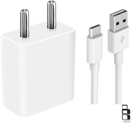 Sachdeal Wall Charger Accessory Combo for Asus ROG Phone II Charger Original Like Adapter Qualcomm Quick Charge 3.0 Adaptive Fast Charger Android Mobile USB Charger With 1 Meter Type-C USB Charging Data Cable