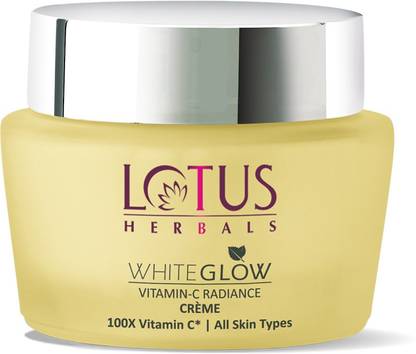 LOTUS HERBALS WhiteGlow Vitamin C Radiance Cream | SPF 20 | For Dark Spots & Dull Skin | Anti- Pollution