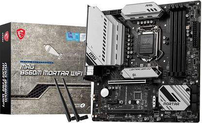 MSI MAG B560M MORTAR WIFI LGA 1200Socket Mini-ATX Intel B560  Chipset DDR4 Motherboard for Desktop