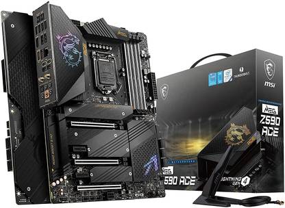 MSI MEG Z590 ACE LGA 1200Socket ATX Intel Z590  Chipset DDR4 Motherboard for Desktop