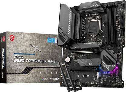 MSI MAG B560 TOMAHAWK WIFI LGA 1200Socket ATX Intel B560  Chipset DDR4 Motherboard for Desktop