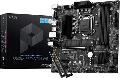 MSI B560M PRO-VDH WIFI LGA 1200Socket Mini-ATX Intel B560  Chipset DDR4 Motherboard for Desktop