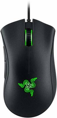Razer Death Adder Essential / Lightweight(96gms) ,Chroma Lighting,upto 6400 DPI Wired Ambidextrous Optical  Gaming Mouse