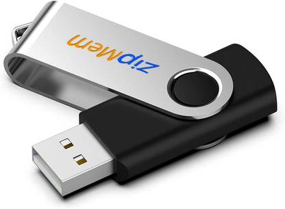 Zipmem USB 2.0 Pendrive 32 GB Pen Drive Compatible with Desktop Computer, Gaming Console, Laptop, Television, Netbook, Tablet, Audio Player USB 2.0 Rubber Case