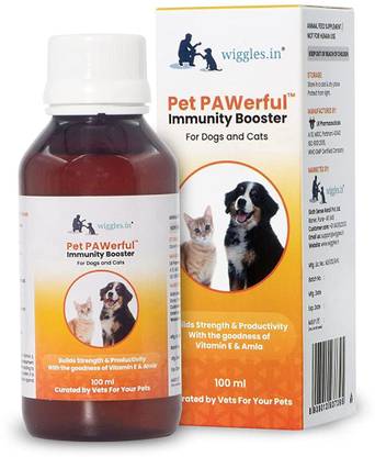 Wiggle Immunity Booster Syrup for Dogs and Cats 100ML Pet Health Supplements