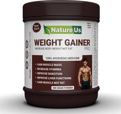 NATUREUS Ayurvedic Medicine Weight Gainer Increase Muscles Powder Health Care Supplement Weight Gainers/Mass Gainers