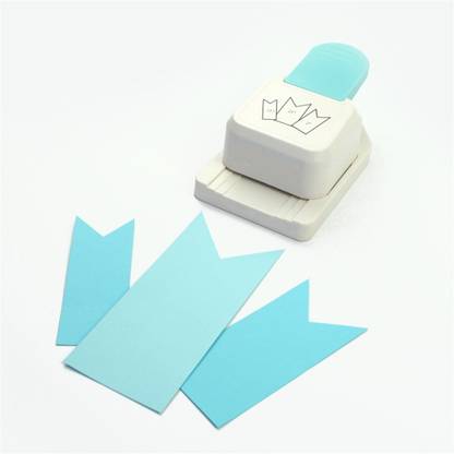 R H lifestyle 3 in 1 Craft Tag Punch, 1.5",2", 2.5" Tag Shape Craft Punch for Paper Crafting design NO 3 Punches & Punching Machines