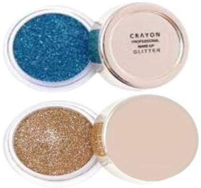 crayon Blue &Light Copper Glitter Pack of 2
