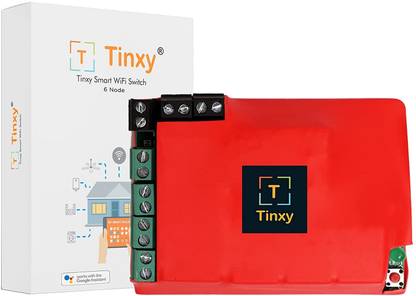 T Tinxy Device 6 Node Smart Switch Compatible with Alexa and Google Home Smart Switch